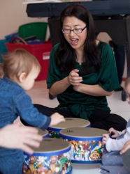 Yoon Sun
	Choi teaching music